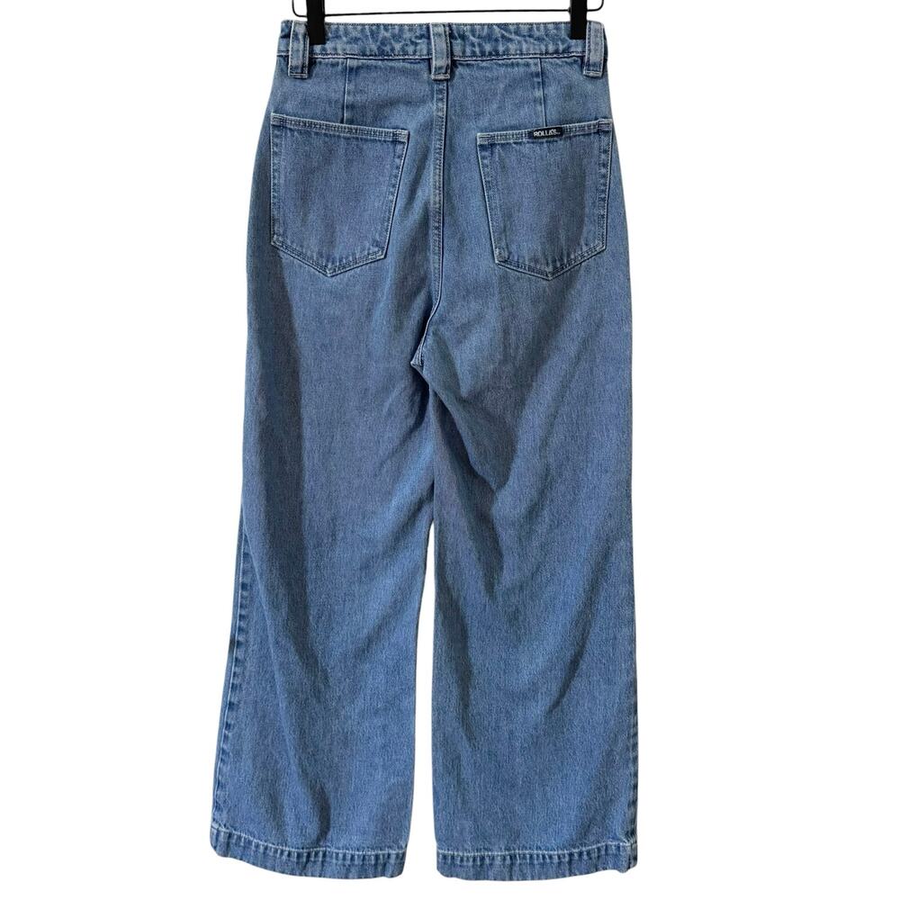 Rolla's High-Rise Wide-Leg Sailor Jeans Size 26 - Picture 3 of 7